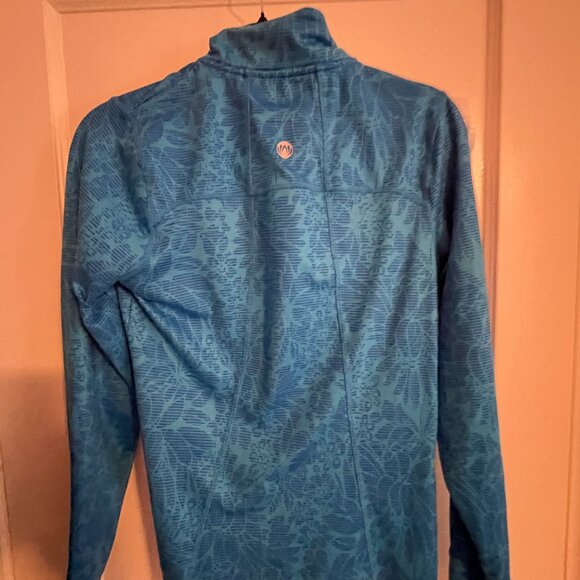 Mondetta Blue Athletic Floral Jacket - Picture 6 of 8